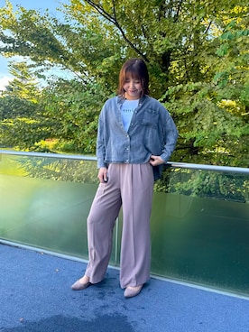 ZAWAさん（レディース・167cm）の秋コーディネート