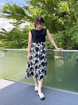 「NOLLEY'S LIGHT（ノーリーズライト）のアイテム」を使った、ZAWAさん（骨格ウェーブ・レディース・167cm）の夏コーディネート