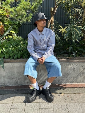 「NIKEスニーカー」｜Nike Yokohama Vivreさん（メンズ・175cm）の夏コーディネート