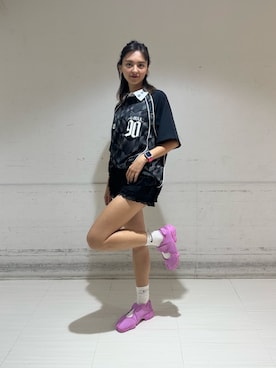 「NIKE SB（ナイキエスビー）のアイテム」を使った、Nike Yokohama Vivreさん（レディース・164cm）の夏コーディネート