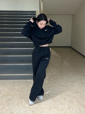 Nike Yokohama Vivreさん（レディース・156cm）の冬コーディネート