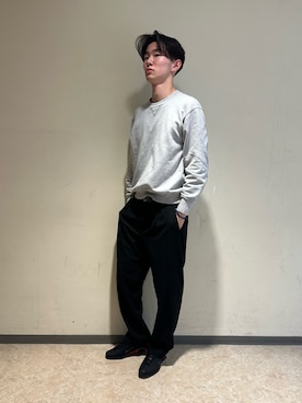 Nike Yokohama Vivreさん（メンズ・178cm）の冬コーディネート