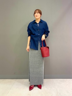 「ワイドシルエット」｜KEIKOさん（レディース・163cm）の夏コーディネート