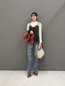 「アイテム（その他トップス）」を使った、KEIKOさん（レディース・163cm）の秋コーディネート