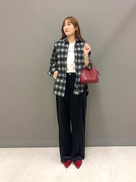 「SENSE OF PLACE by URBAN RESEARCH（センスオブプレイスバイアーバンリサーチ）のアイテム（パンプス）」を使った、KEIKOさん（レディース・163cm）の秋コーディネート