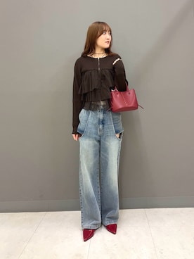 「SENSE OF PLACE by URBAN RESEARCH（センスオブプレイスバイアーバンリサーチ）のアイテム」を使った、KEIKOさん（レディース・163cm）の秋コーディネート