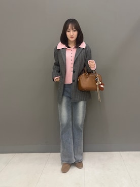 「SENSEOFPLACE」｜KEIKOさん（レディース・163cm）の秋コーディネート