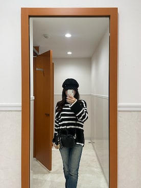 「アイテム（ボストンバッグ）」を使った、aaaさん（レディース・153cm・10代）の秋コーディネート