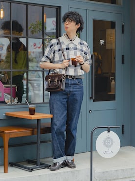 三木 克海さん(メンズ・175cm)の春コーディネート