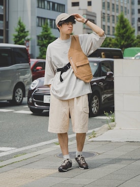 三木 克海さん（メンズ・175cm）の夏コーディネート