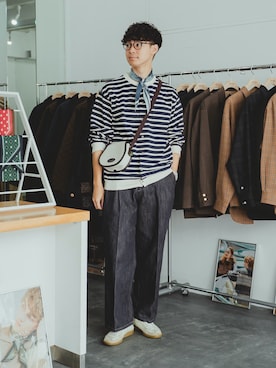 「アイテム（その他）」を使った、三木 克海さん（メンズ・175cm）の夏コーディネート