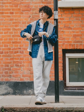三木 克海さん（メンズ・175cm）の夏コーディネート