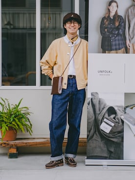 三木 克海さん(メンズ・175cm)の秋コーディネート