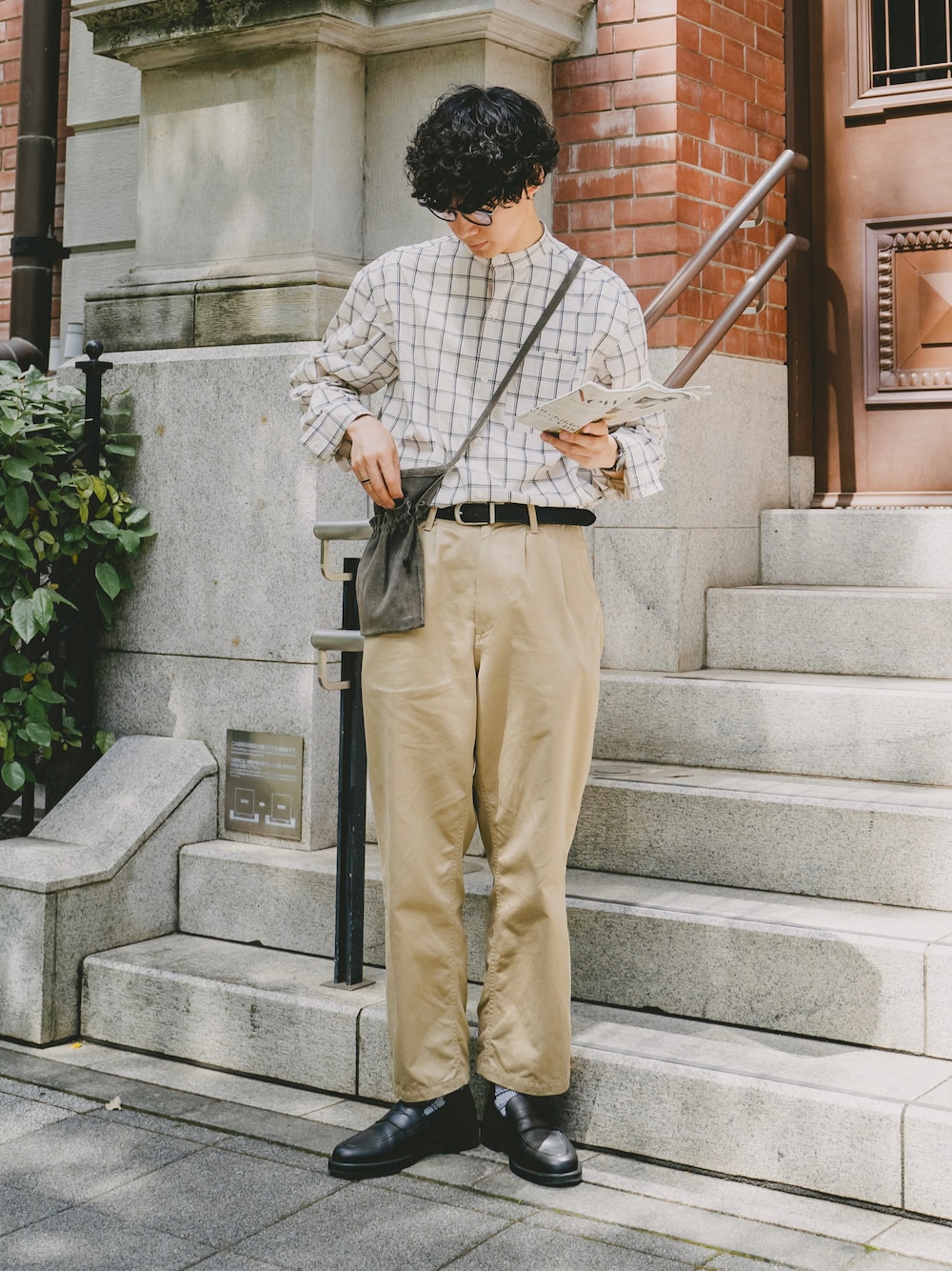 SETTO FIRST TIME ワイドテーパードパンツ 日本製 SETTO（セット）の「FIRST TIME：ワイドテーパードパンツ（チノパンツ