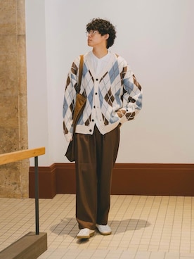 「THE SHINZONE（ザ　シンゾーン）のアイテム」を使った、三木 克海さん（メンズ・175cm）の夏コーディネート
