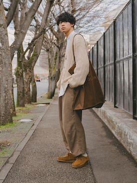 三木 克海さんの「【STUDIO NICHOLSON】 STANDARD TOTE」を使ったコーディネート