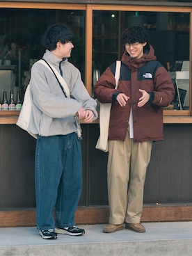 「THE SHINZONE（ザ　シンゾーン）のアイテム」を使った、三木 克海さん（メンズ・175cm）の冬コーディネート