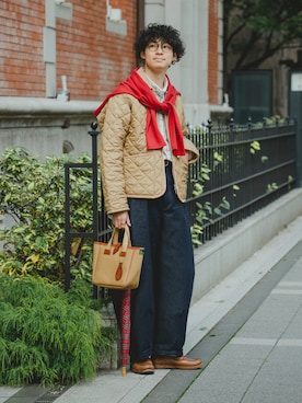 「BRADY（ブレディー）のアイテム」を使った、三木 克海さん（メンズ・175cm）の冬コーディネート