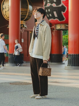 三木 克海さん（メンズ・175cm）の秋コーディネート