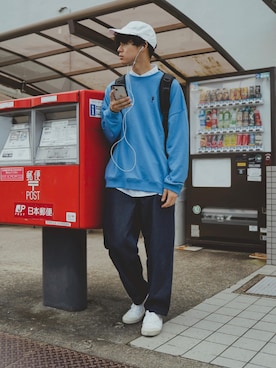 三木 克海さんの（KANGOL | カンゴール）を使ったコーディネート