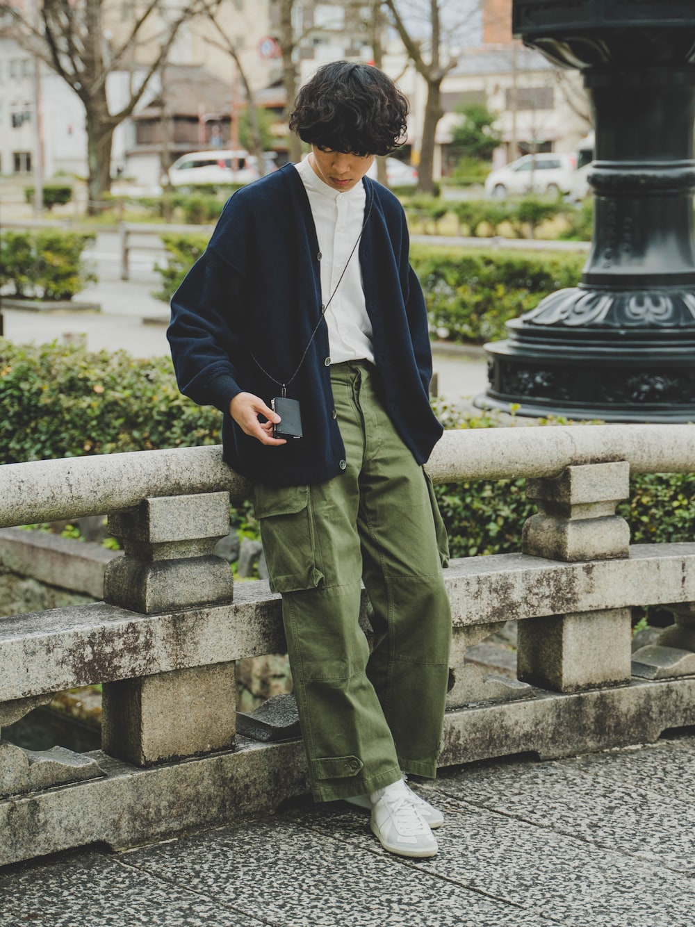 【No.D33】ミッキーsweat緑ストリート春秋冬コーデ 緑ニットが失敗しない9の配色例【コーデ見本】 | Precious.jp