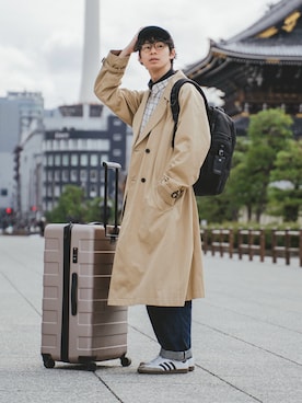 三木 克海さん（メンズ・175cm）の冬コーディネート