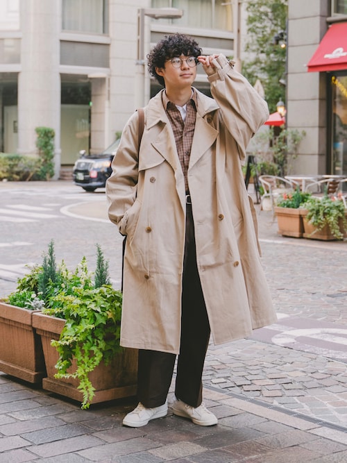 三木 克海｜RUUBONのトレンチコートを使ったコーディネート - WEAR