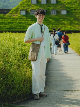 「アイテム（財布/小物）」を使った、三木 克海さん（メンズ・175cm・20代）の夏コーディネート