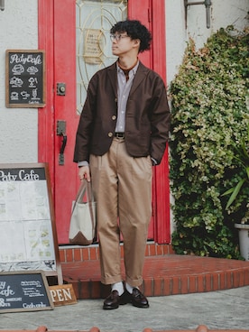 三木 克海さん（メンズ・175cm）の春コーディネート