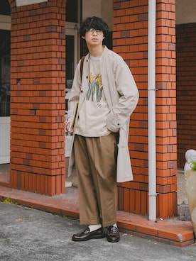 「JOSEPH STUDIO（ジョゼフストゥディオ）のアイテム」を使った、三木 克海さん（メンズ・175cm）の春コーディネート