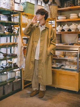 三木 克海さんの「クラークスオリジナルズ/メンズ Wallabee ワラビー」を使ったコーディネート