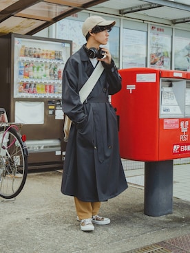 三木 克海さん（メンズ・175cm）の秋コーディネート