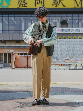 三木 克海さん（メンズ・175cm）の春コーディネート