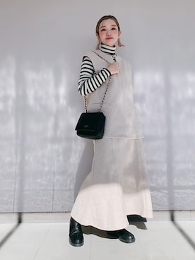 MIKOさん（レディース・153cm）の冬コーディネート