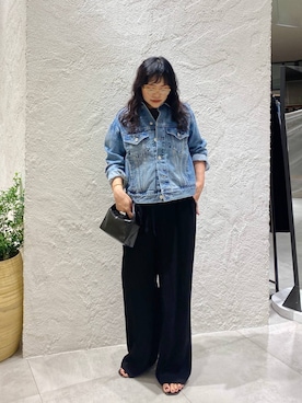 「若見え」｜「アイテム（デニムジャケット）」を使った、a_25251004さん（レディース・159cm）の夏コーディネート