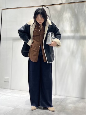 「アイテム（ショルダーバッグ）」を使った、a_25251004さん（レディース・159cm・40代）の秋コーディネート