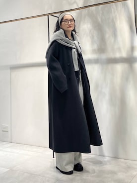「アイテム（ステンカラーコート）」を使った、a_25251004さん（レディース・159cm）の秋コーディネート