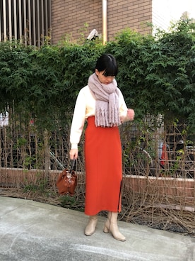 umi_lemageさん（レディース・161cm）の冬コーディネート