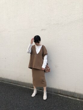 umi_lemageさん（レディース・161cm）の秋コーディネート