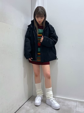 田中 優華さん（レディース・155cm）の秋コーディネート