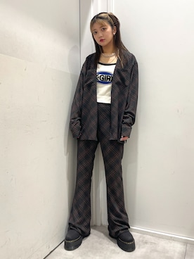 田中 優華さん（レディース・155cm）の夏コーディネート