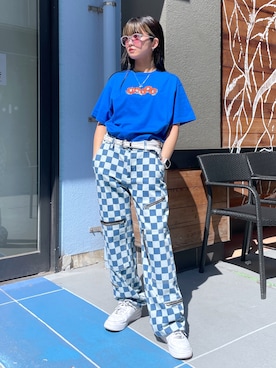 田中 優華さん（レディース・155cm）の夏コーディネート