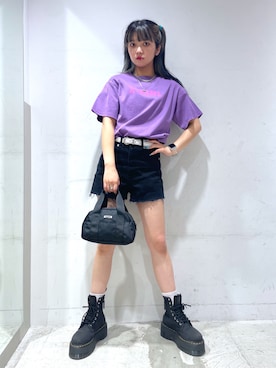 田中 優華さん（レディース・155cm）の夏コーディネート