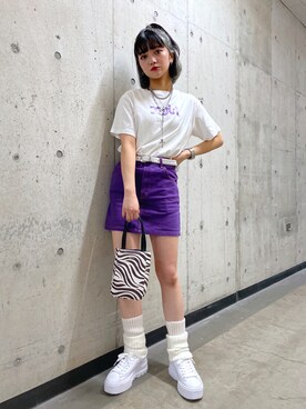 田中 優華さん（レディース・155cm）の夏コーディネート