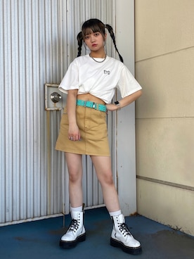 田中 優華さん（レディース・155cm）の夏コーディネート