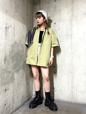 田中 優華さん（レディース・155cm）の夏コーディネート