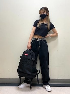 田中 優華さん（レディース・155cm）の夏コーディネート