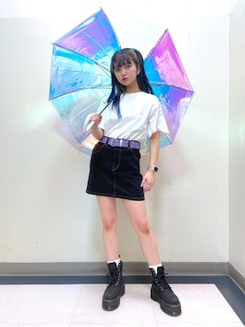 田中 優華さん（レディース・155cm）の夏コーディネート