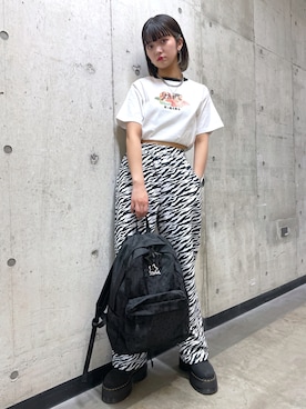 田中 優華さん（レディース・155cm）の夏コーディネート