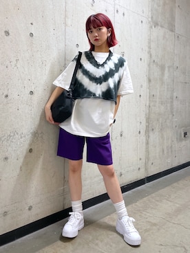 田中 優華さん(レディース・155cm)の夏コーディネート